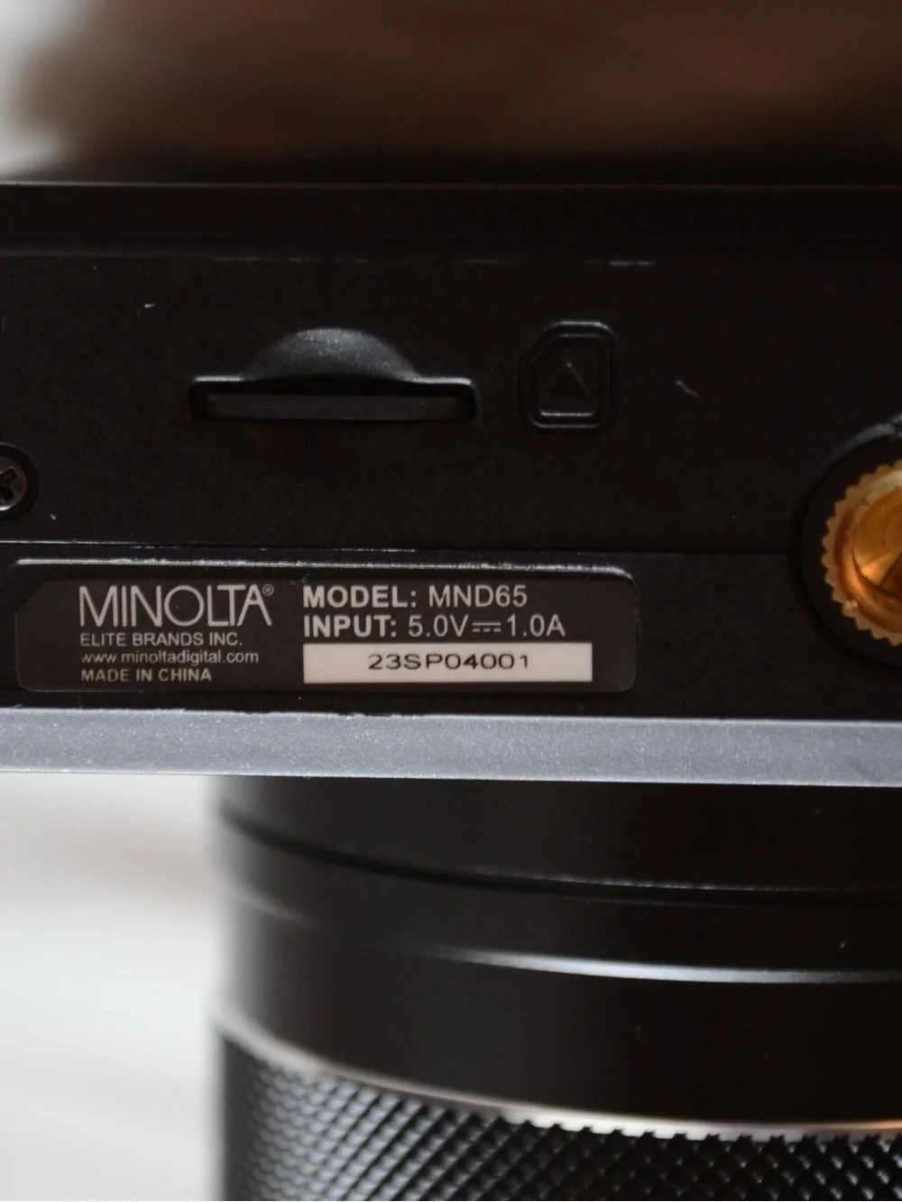 Minolta MND65 Compact Digital Camera - Black